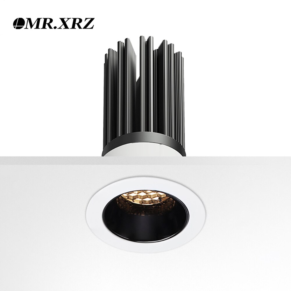 XrzLux IP44 방수 LED Recessed Downlight 알루미늄 욕실 천장 자리 조명 10W Anti-glare 실내 조명기구